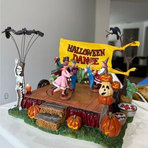 Department 56 Halloween Dance Figurine with Yellow and Orange Accents